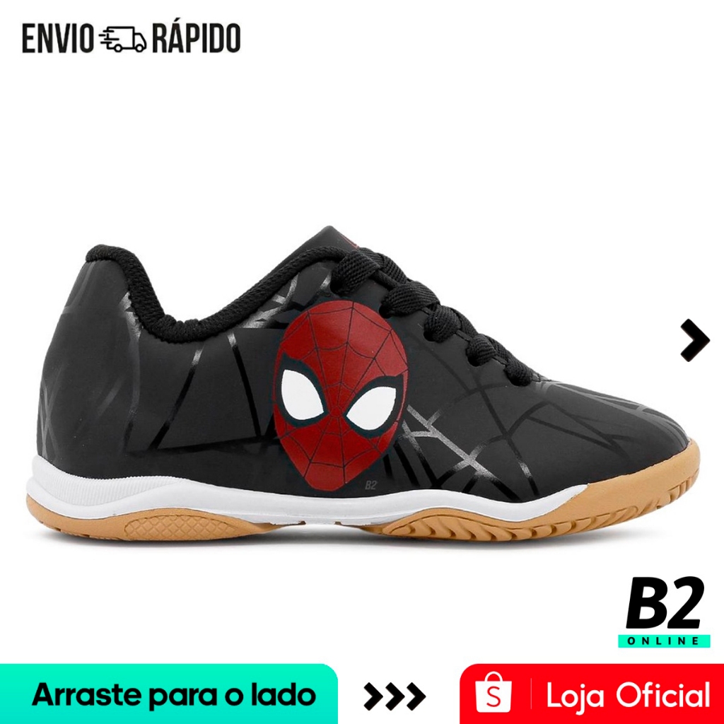 Chuteira Futsal Dray Marvel Original Com Cadarço Infantil Original com Nota Fiscal e Garantia em Oferta na Shopee