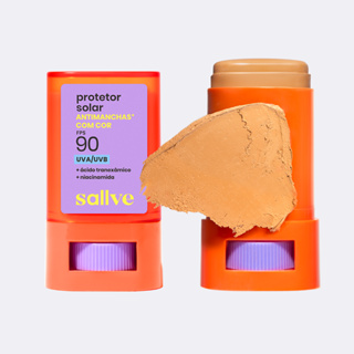 Sallve Protetor Solar Bastão Antimanchas FPS90 com cor 4 15g em Oferta na Shopee