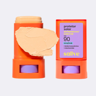 Sallve Protetor Solar Bastão Antimanchas FPS90 com cor 2 15g em Oferta na Shopee