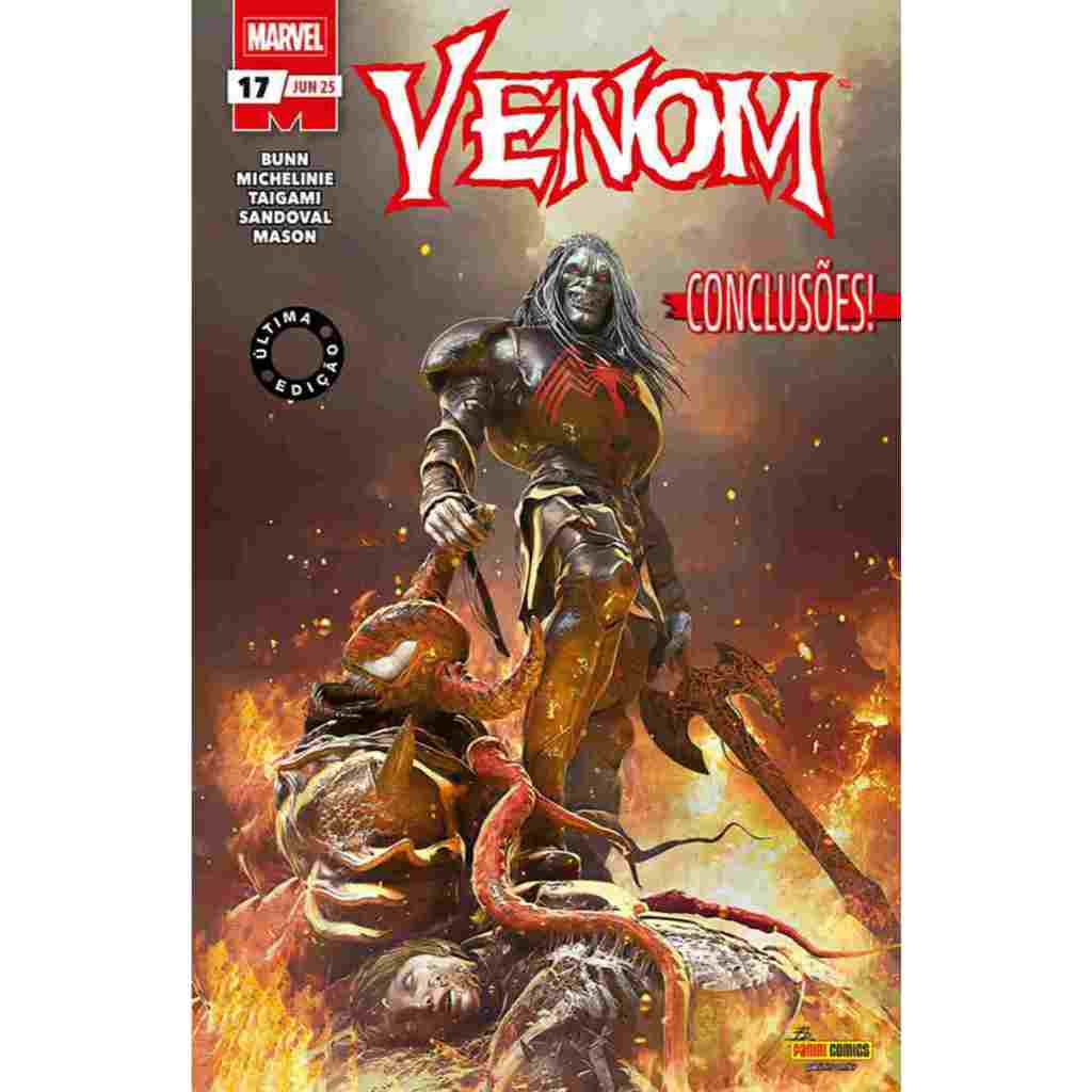 Capa do livro Marvel - Venom (2022) Vol. 17 - Novo/Lacrado - Editora Panini -