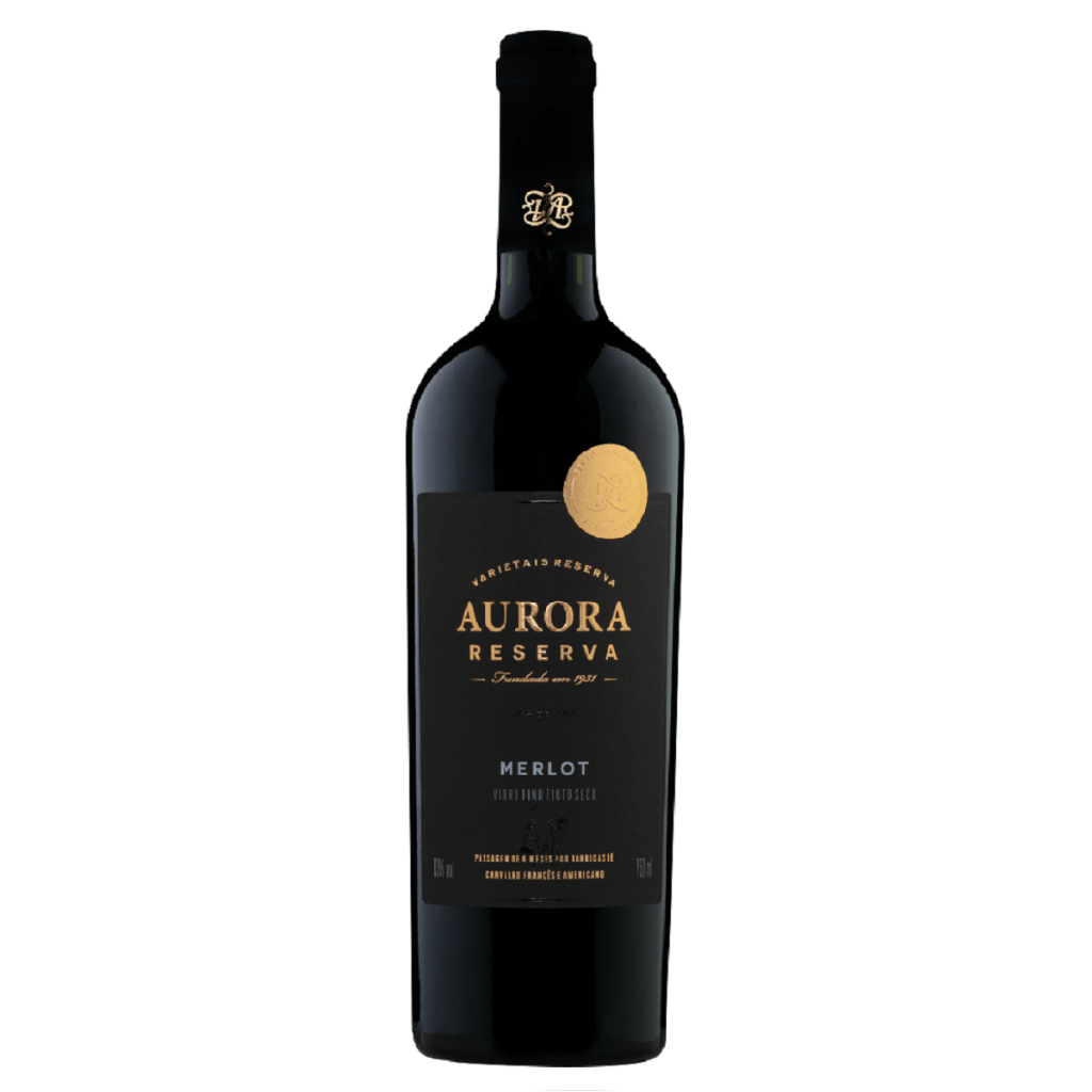 VINHO TINTO AURORA RESERVA MERLOT 750ML em Oferta na Shopee