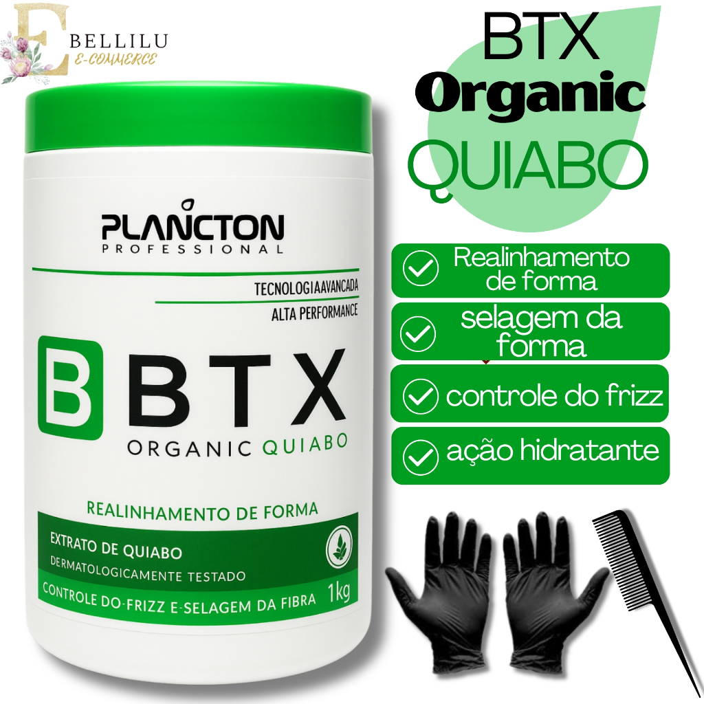 PLANCTON BTX QUIABO ORGHANIC REDUÇÃO DE VOLUME 1K em Oferta na Shopee