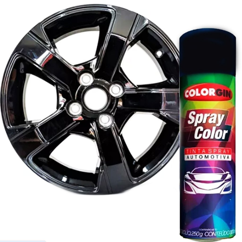 Spray Preto Black Piano Brilhante em Oferta na Shopee