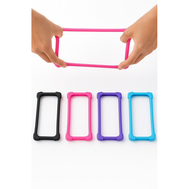 Capinha Celular Elástica Bumper Universal Anti-Impacto