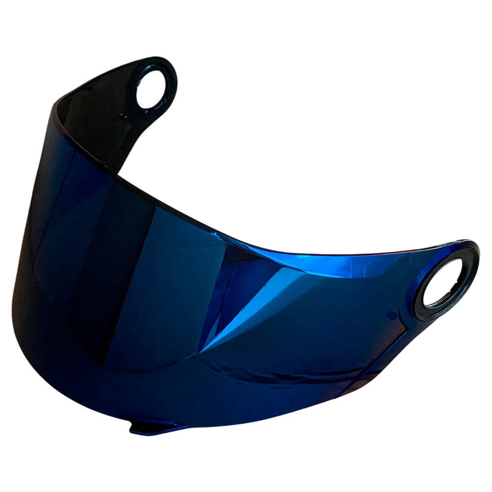 Viseira Capacete LS2 FF358 FF396 Helt Strada Texx Double Anti-Risco Azul Iridium
