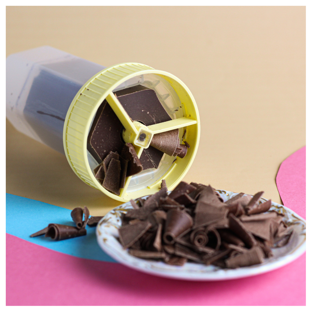 Raspador de chocolate para Lascas de Chocolate Sobremesas Utensilio de Confeitaria