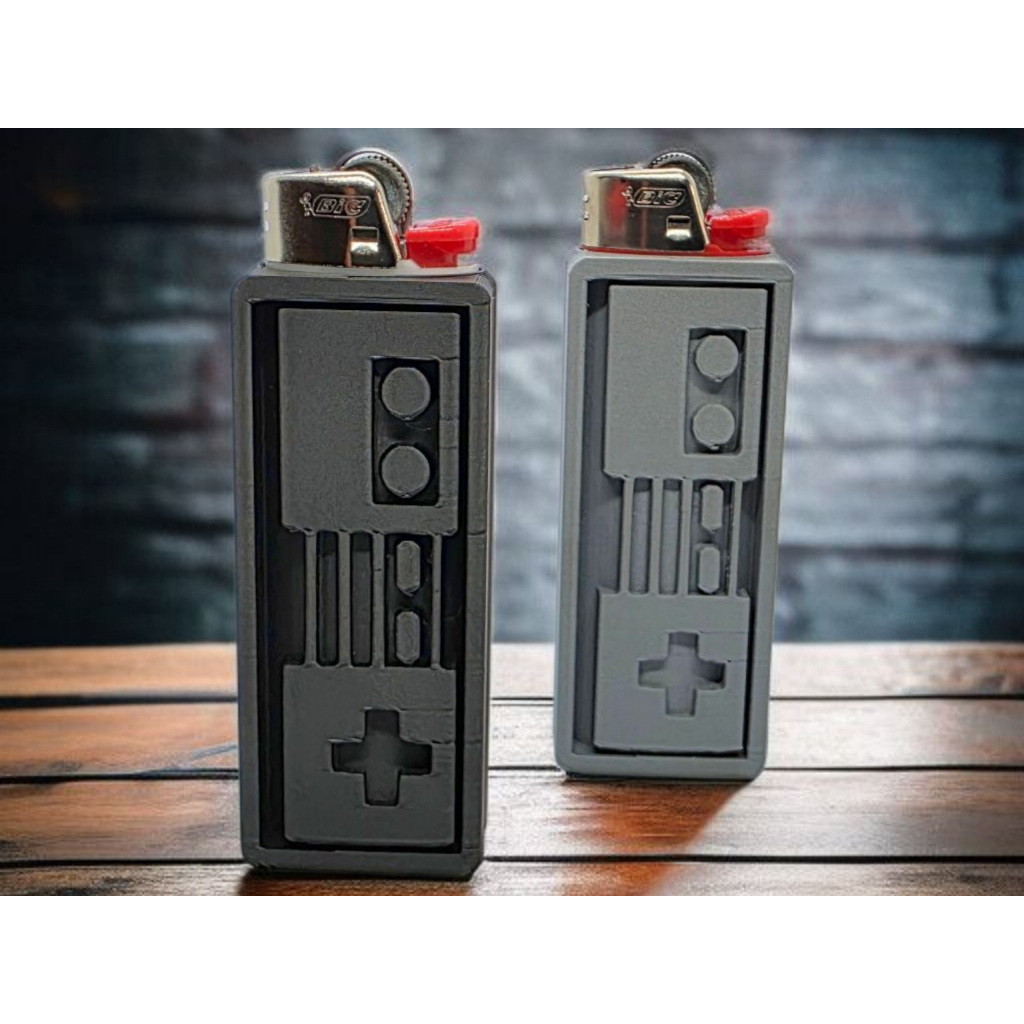 Capa de Isqueiro BIC | Controle de Nintendo