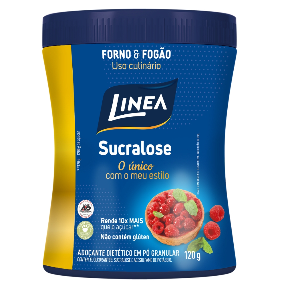 Adoçante Sucralose Culinário Linea 120g em Oferta na Shopee