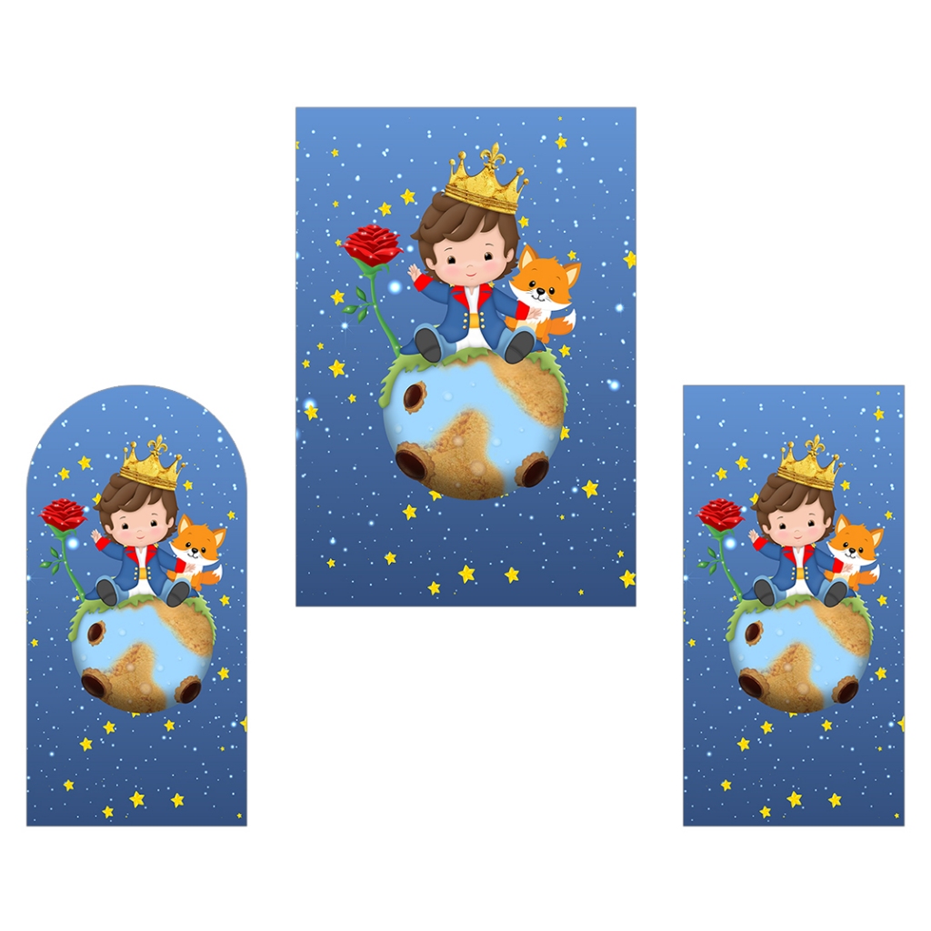 Painel De Festa Vertical - Pequeno Príncipe Cute 005 em Oferta na Shopee