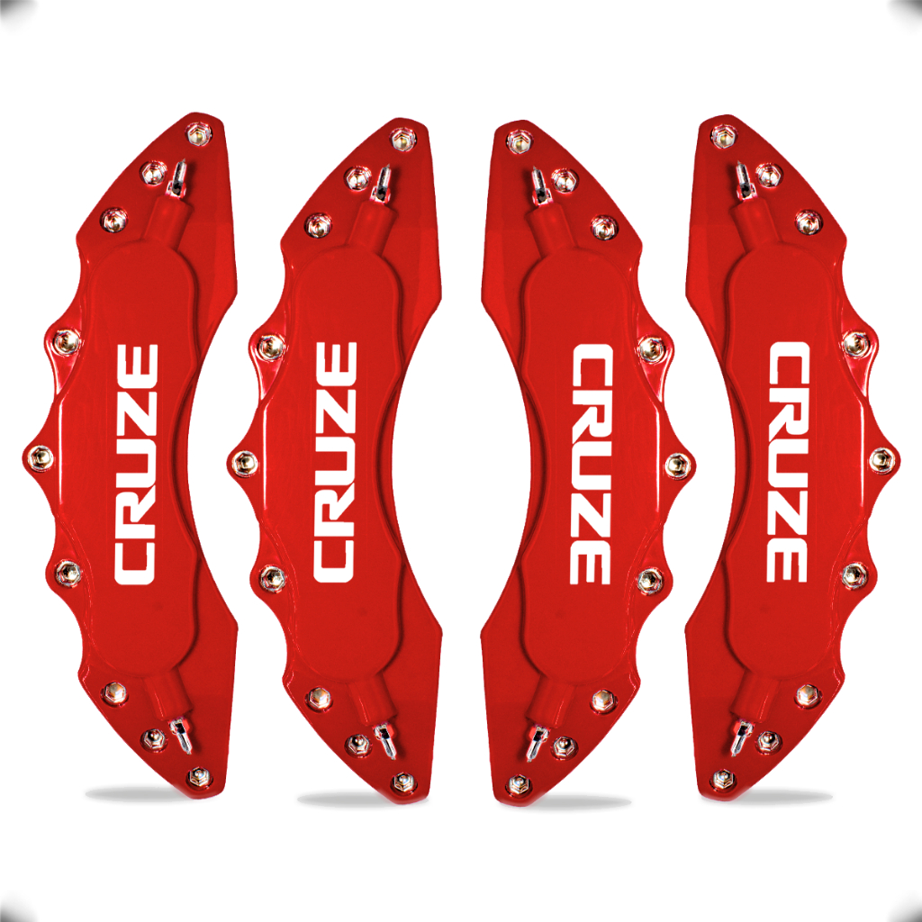 Capa de Pinça de Freio Universal Esportiva Chevrolet Cruze LT LTZ Premier Sport6 Sedan Hatch + Cola Adesiva