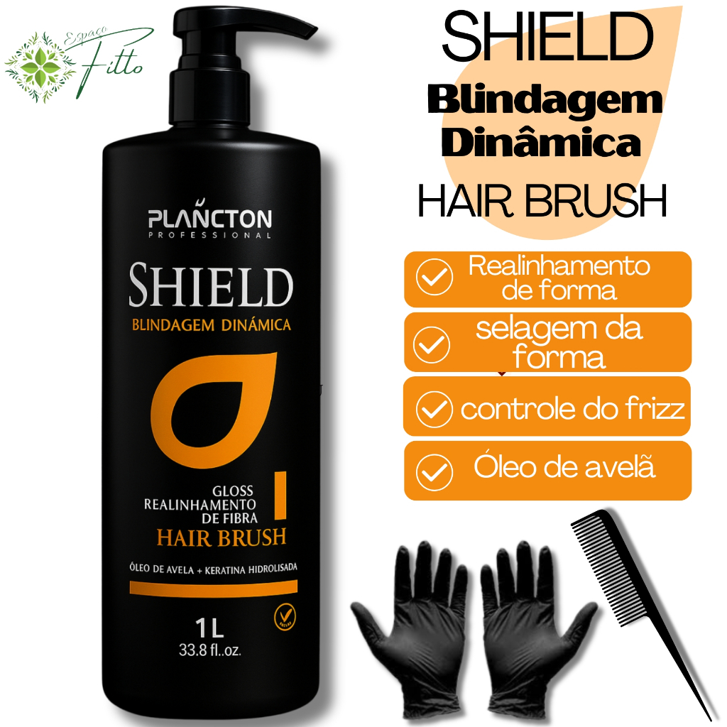 Shield - Escova Progressiva - Gloss 1L - Plancton Professional