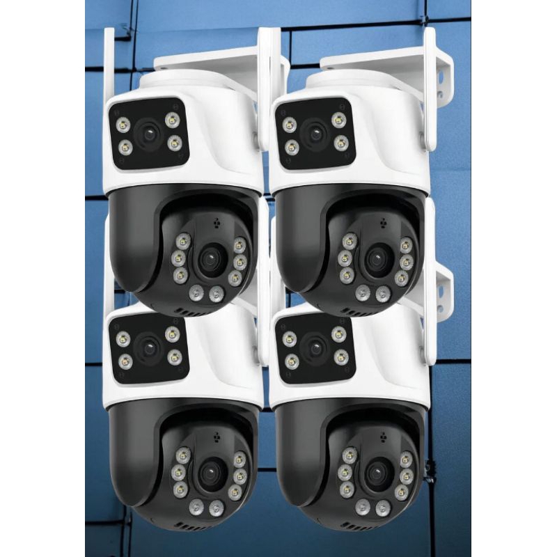 Câmera De Segurança a Prova de água Lente Dupla APP YOOSEE IP66 Camera IP WiFi 360