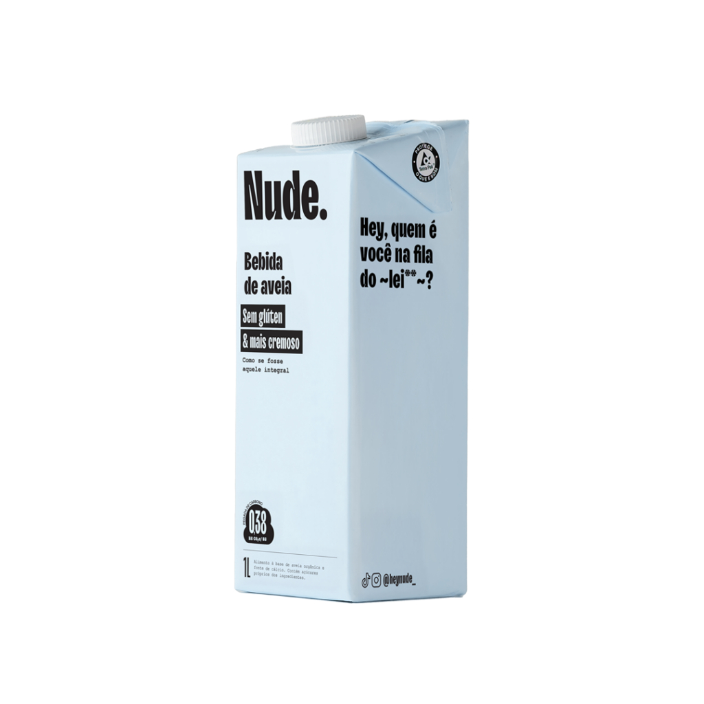 Nude Leite de Aveia Cremoso Nude 1l em Oferta na Shopee