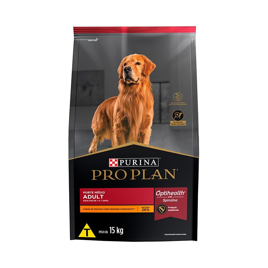 Ração 15kg Pro Plan Cães Adultos Raças Médias em Oferta na Shopee