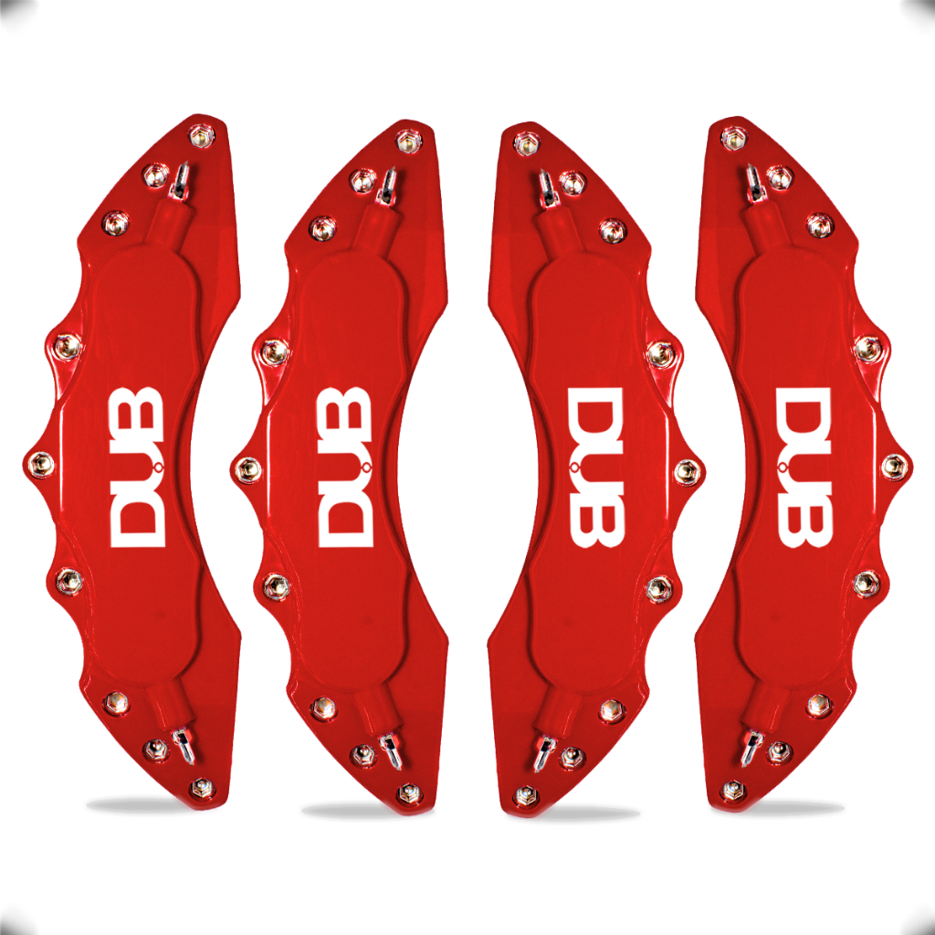 Capa de Pinça de Freio Universal Esportiva DUB Wheels Carro Tuning Aro 17 18 19 20 Custom + Cola Adesiva Exclusivo