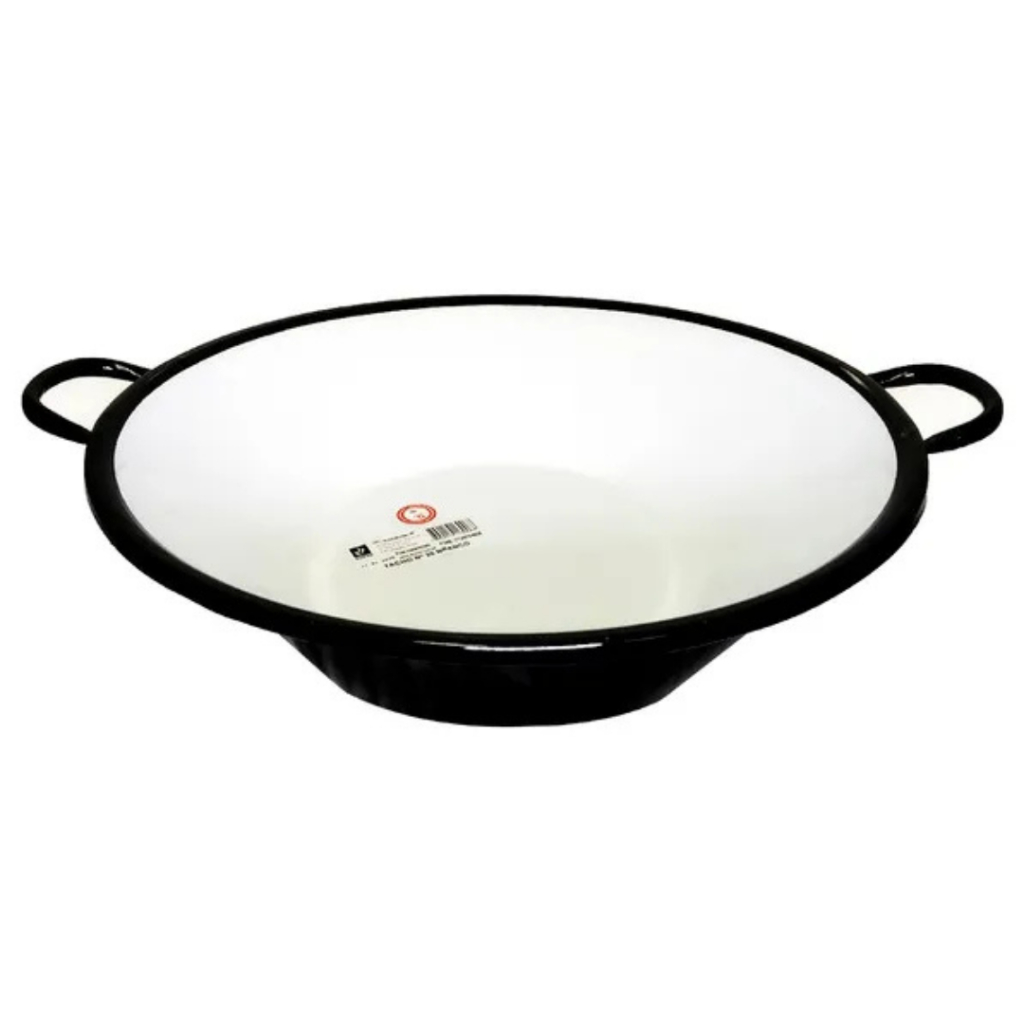 Tacho P/Fritura Esmaltado N°20  - 14 L Pastel Batata Salgado