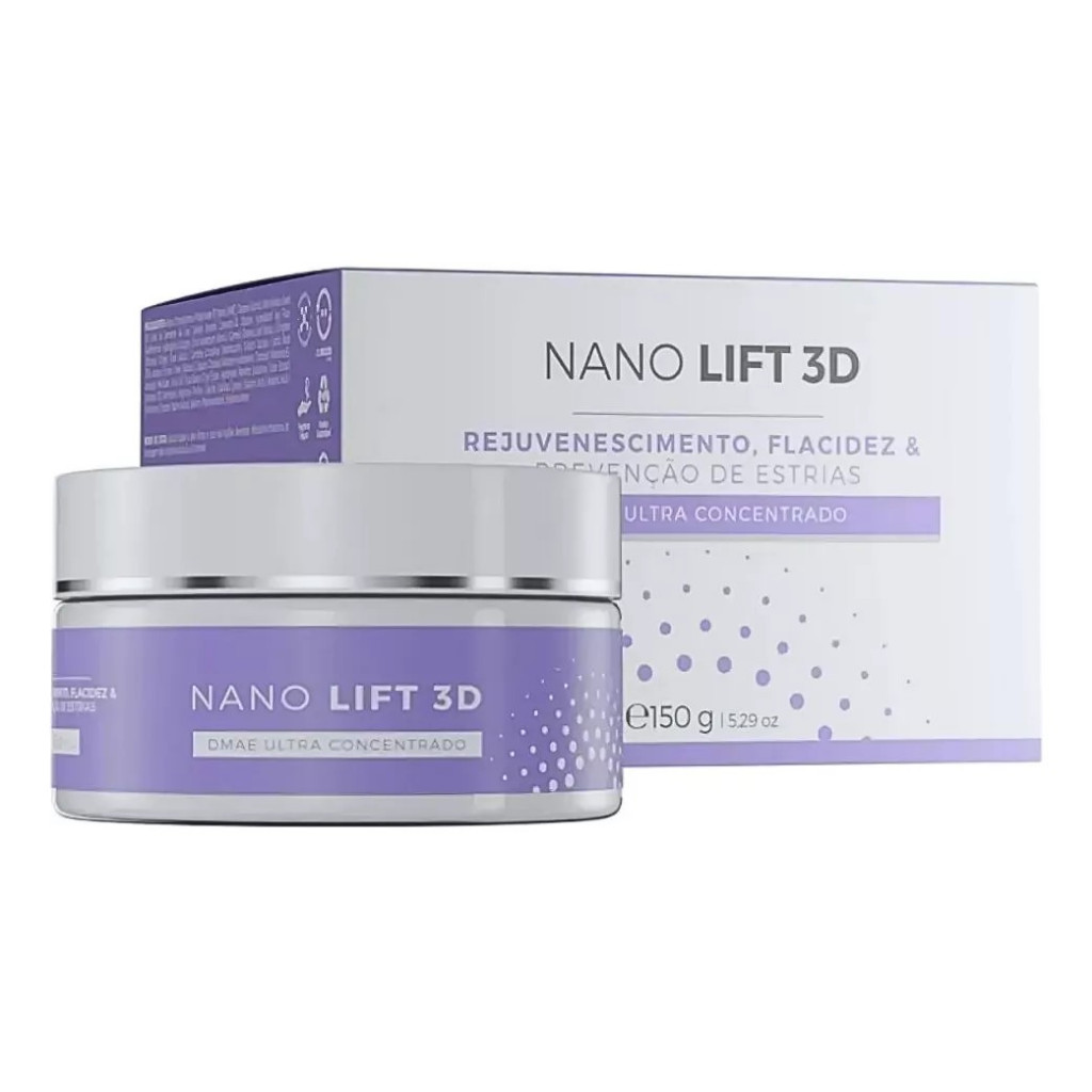 Nano Lift 3d Creme Firmador Corporal E Facial 150g - Eccos