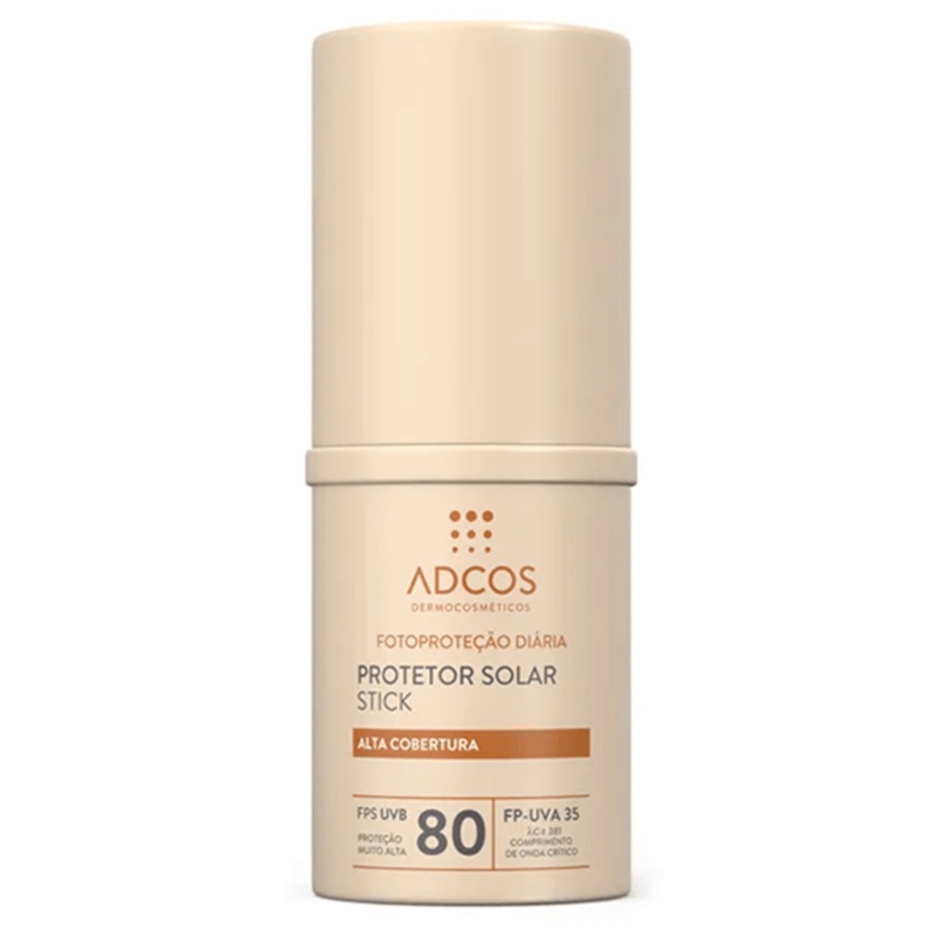 Adcos Protetor Solar Toanlizante Stick FPS80 12g - Cor Beige