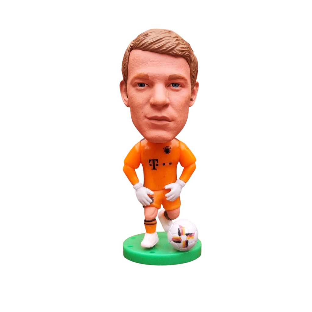 Mini Craque do Manuel Neuer Bayern de Munique Soccerwe Boneco Miniatura Jogador de Futebol