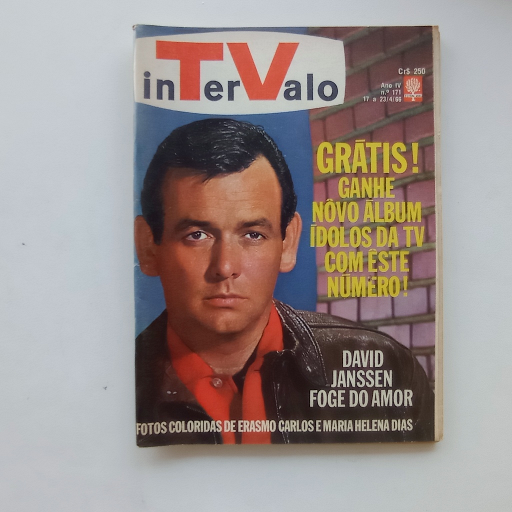 Revista TV Intervalo nº 171 - 1966 - Ringo Starr / Beatles / David Janssen