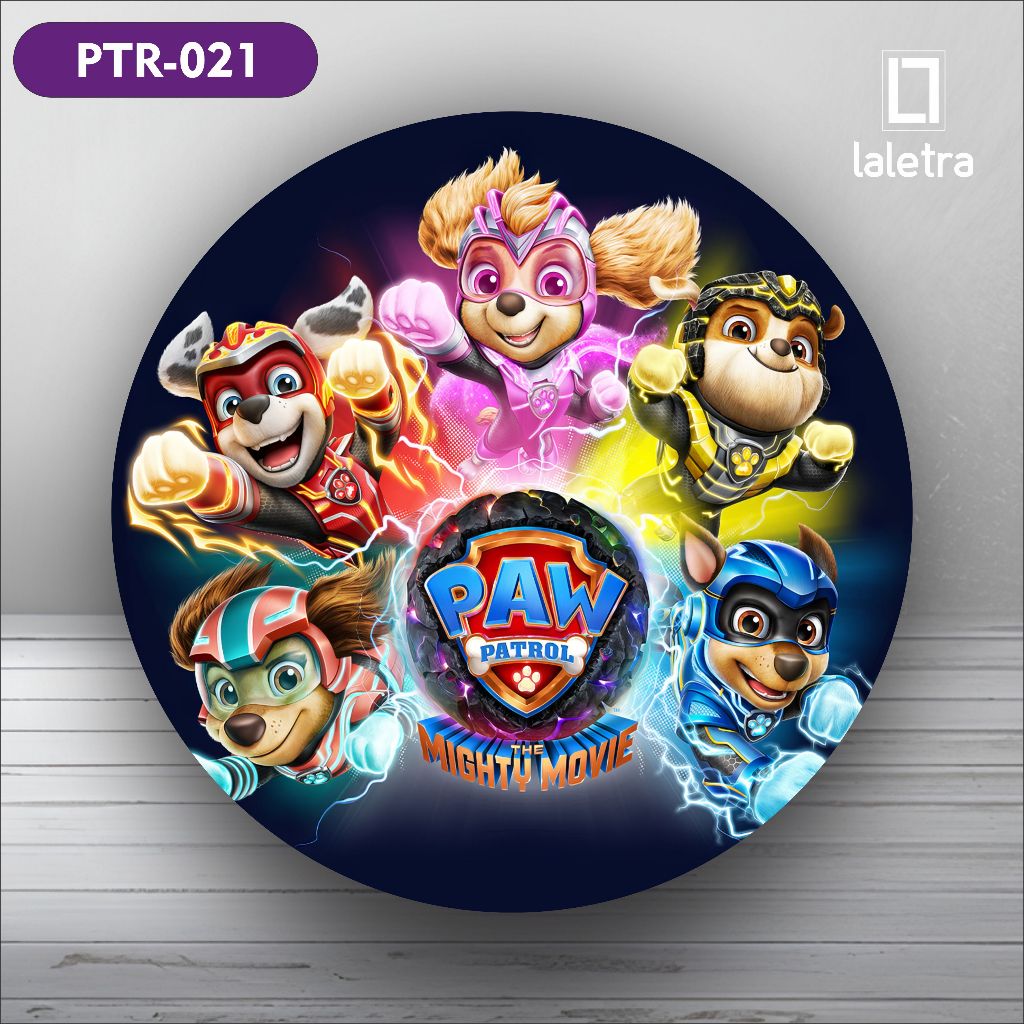 Capa Painel Redondo de Festa Veste Fácil Sublimados Tema Patrulha Canina Decoração Exclusiva. em Oferta na Shopee