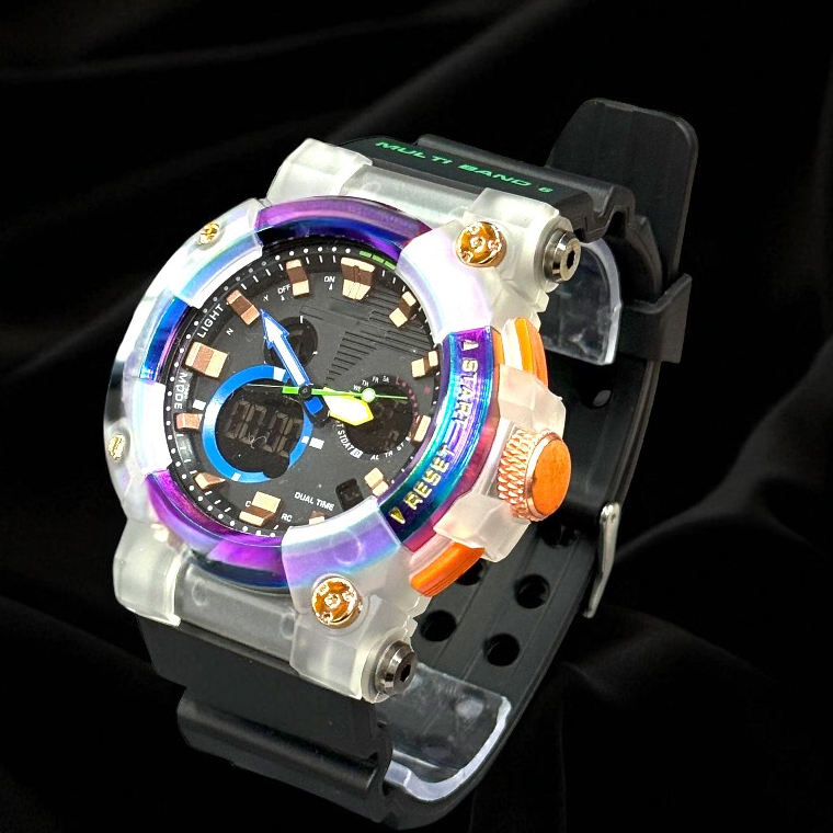 Relógio Masculino Digital Analógico LED COLORIDO Esportivo Resistente Luxo em Oferta na Shopee