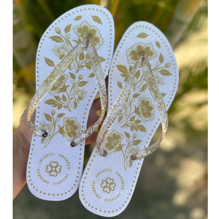 Chinelo Feminino Estampado Amorevo Super Confortável Leve e Macio – do 33 ao 42 em Oferta na Shopee