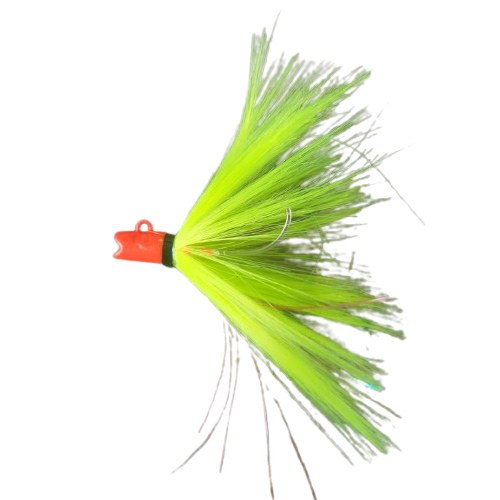 Isca Artificial  JIG DE PENA Bucktail  jig head colorido 8 GRAMAS Nado Eficiente, Sinking xuxinha ji