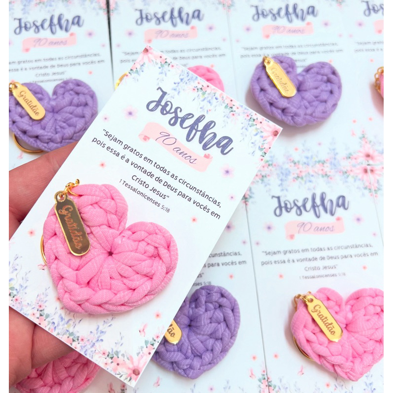 Lembrancinha chaveiro personalizados aniversário casamento chá de bebê