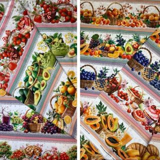 Kit 10 faixas barrados tricoline digital 100% algodão 55 cm x 1,5 m em Oferta na Shopee