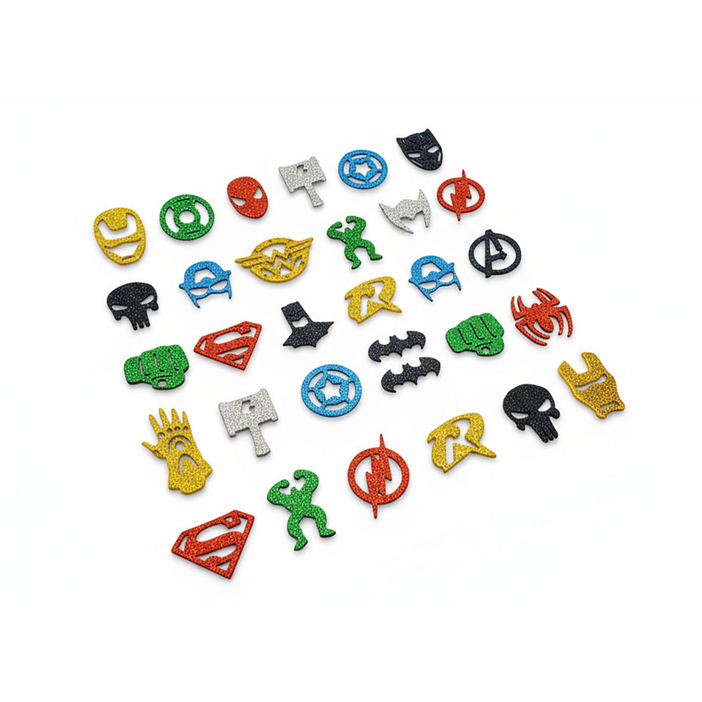 200 Adesivos Pet Coleção Heróis Luxo Piercings Lacinhos Eva Banho e Tosa Pet Shop em Oferta na Shopee