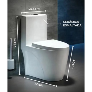 Vaso Sanitário Monobloco Caixa Acoplada Completo Privada Vaso luxuoso em Oferta na Shopee
