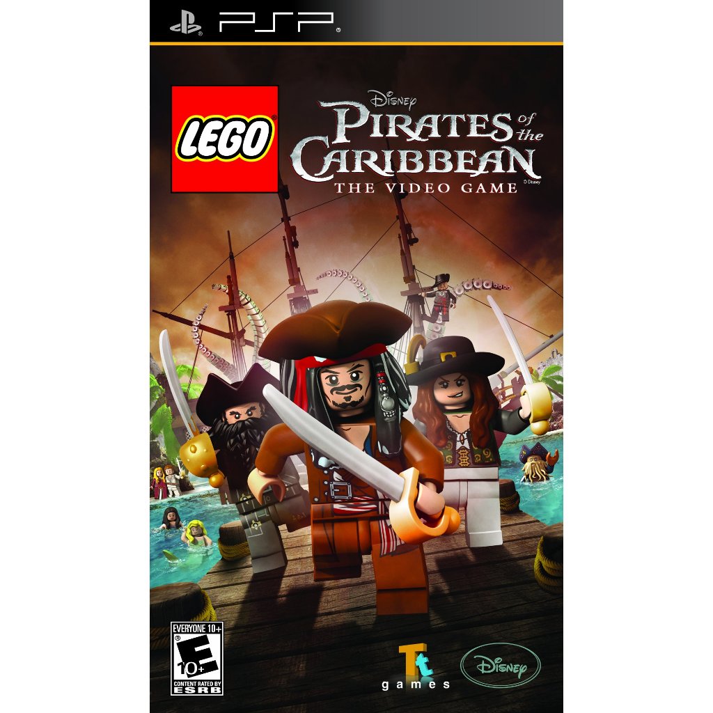 Lego Pirates Of The Caribbean PSP Usado (sem caixa)