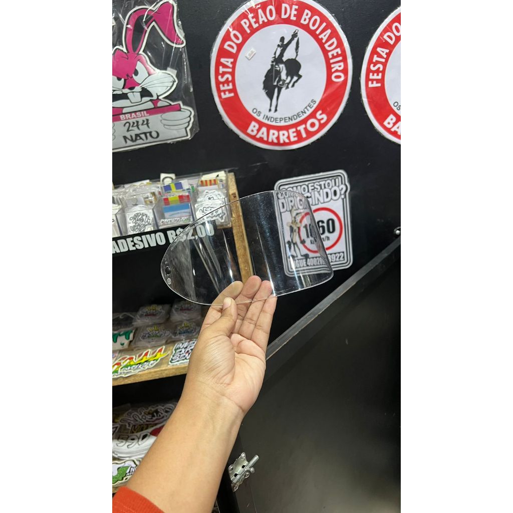 Viseira para capacete Samarino tauros,pro Tork