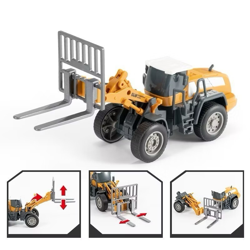 Maquina Empilhadeira Miniatura Máquinas Pesadas Coleção GWM