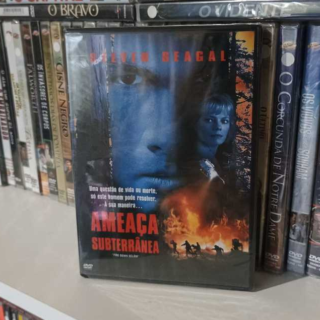DVD AMEAÇA SUBTERRÂNEA - STEVEN SEAGAL (LACRADO/LEGENDADO)