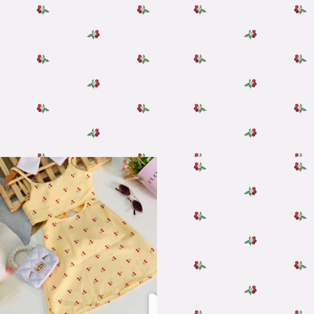 CREPINHO CEREJINHA TECIDO CEREJA PARA ROUPAS, VESTIDO, SAIA, ARTESANATO em Oferta na Shopee