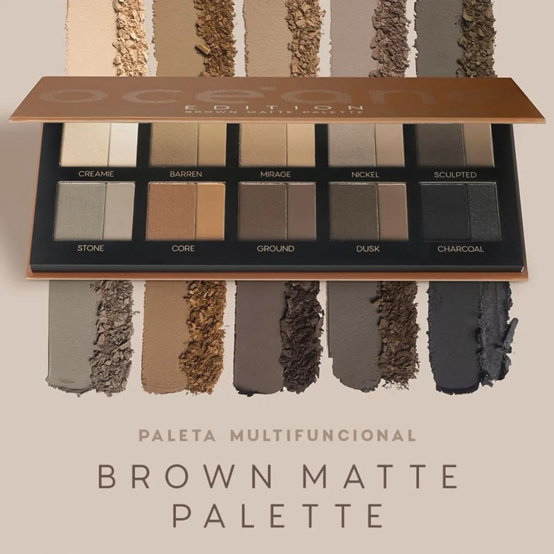 Paleta Multifuncional - Brown Matte Palette Océane Edition 22g