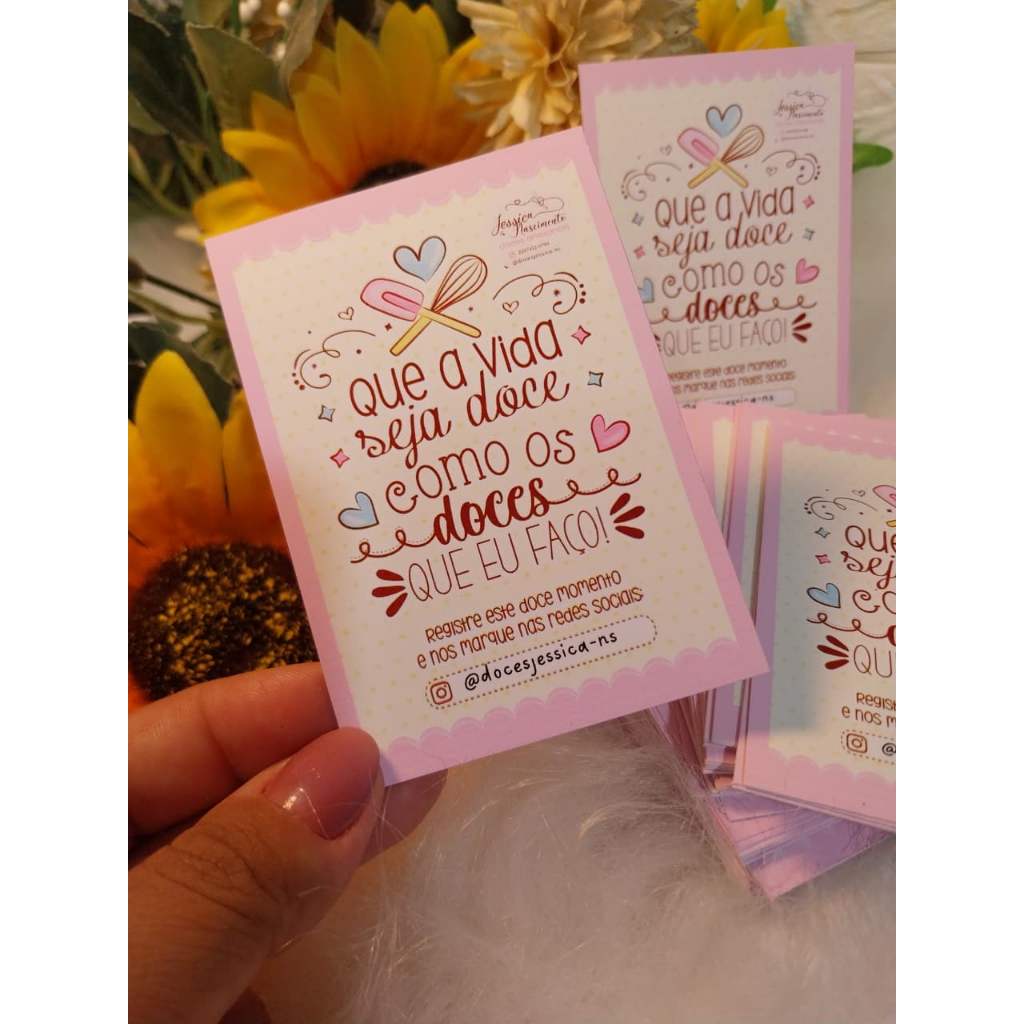 TAGS DE AGRADECIMENTO, CARTÃO DE AGRADECIMENTO QUE A VIDA SEJA DOCE COMO OS DOCES QUE EU FAÇO – Tags/Apliques Personaliz