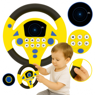 Volante Infantil Brinquedo Interativo Gira 360 Ventosa Sons Educativo para Bebe Musical em Oferta na Shopee