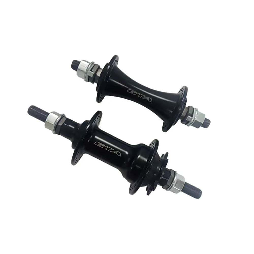 Cubo Aluminio Par Bmx 36 Furos Rolamentado, Cog De 9 Dentes Preto