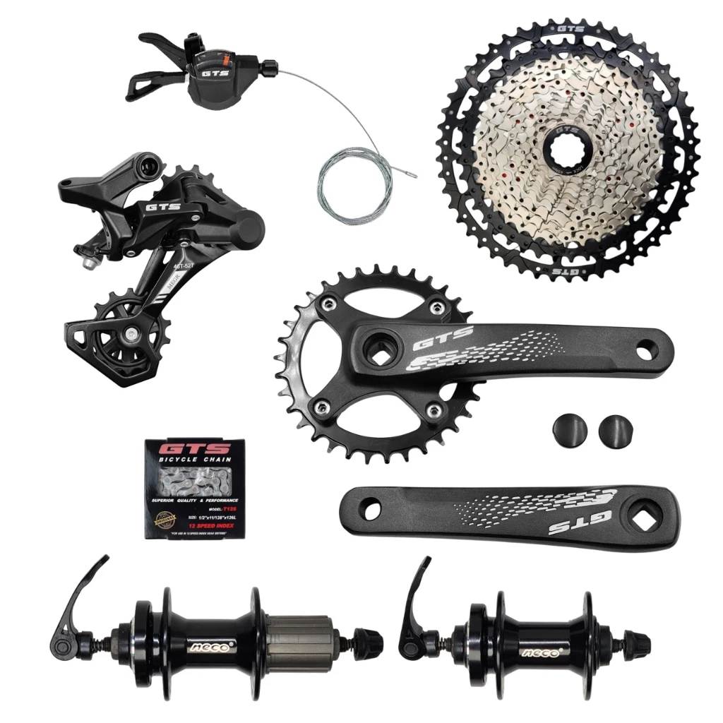 Kit 12v Relacao Gts 1x12 Cambio K7 11x50+pedivela 34d+cubos