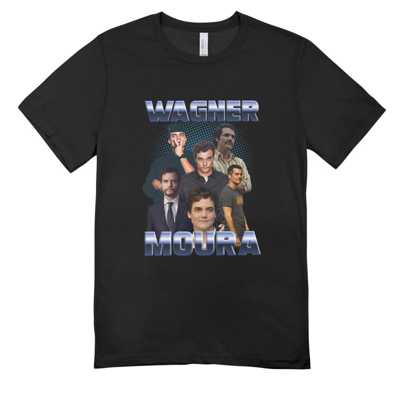 Camisetas Algodão Unissex Tshirt Graphic tee Wagner Moura