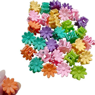 Kit Com 50/100 Mini Prendedores Presilhas Piranhas De Cabelo Colorida Menina Infantil