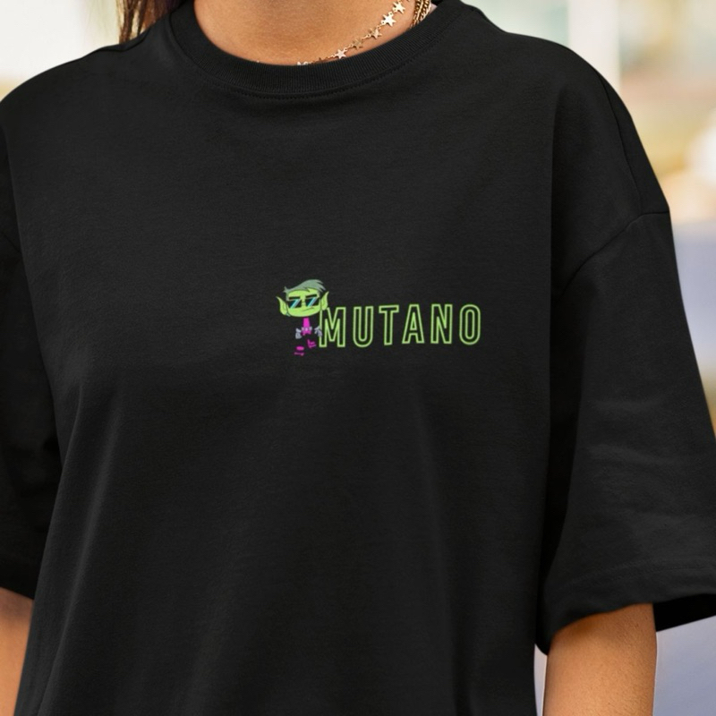 T-shirt Jovens Titãs em Ação – Mutano Descolado – Camiseta Unissex Anime Nerd Slim Confortavel