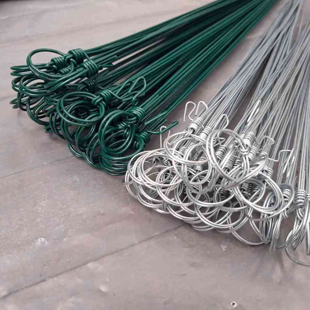 Suporte para pendurar vasos galvanizado ou encapado - 3 ou 4 pernas  - 12 ou 24 unidades - 50 cm