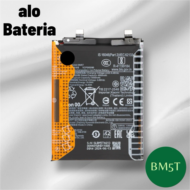BAT COMPATIVEL  BM5T POCO M6 PRO 4g / Note 13 Pro 4g ORI 100% NOVA COM GARANTIA 90 DIAS