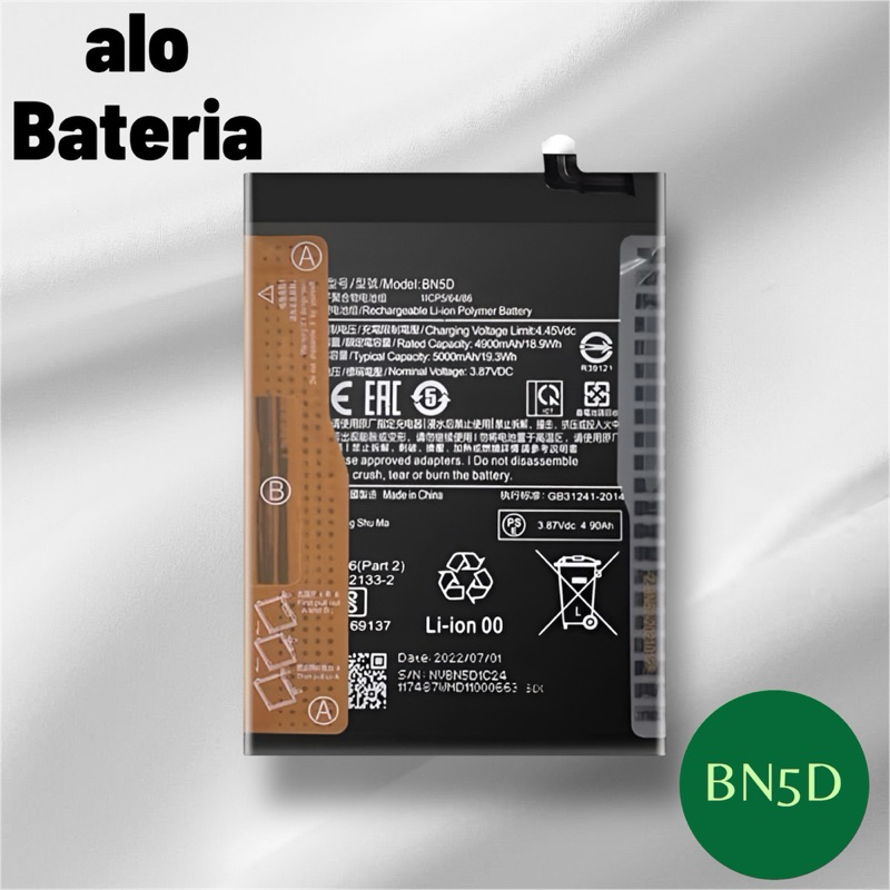 BAT COMPATIVEL NOTE 11 / NOTE 11S (BN5D) ORI 100% NOVA COM GARANTIA 90 DIAS