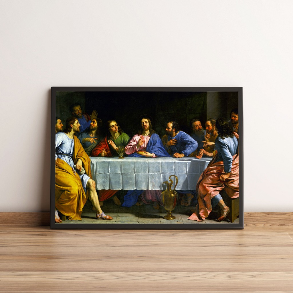Quadro A Última Ceia de Jesus com os Apóstolos 2991