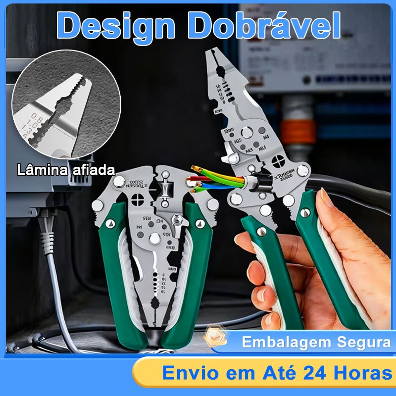 Alicate Automático Decapador Crimpador Eletricista Ferramentas Manuais E Decapador De Fios em Oferta na Shopee